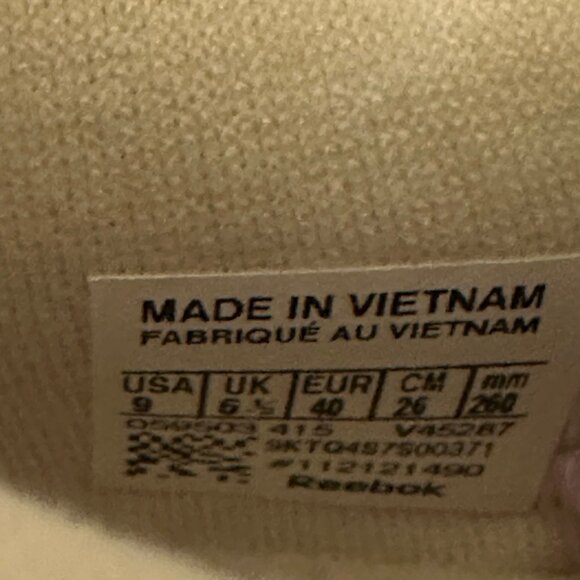 Reebok Classic leather pastel purple sneaker NWT OG 80's - Picture 9 of 9